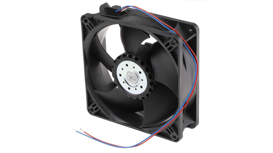 ebm-papst 4400 Series Axial Fan, 12 V dc, DC Operation, 168m³/h, 3W, 119 x 119 x 38mm – Model: 4412ML