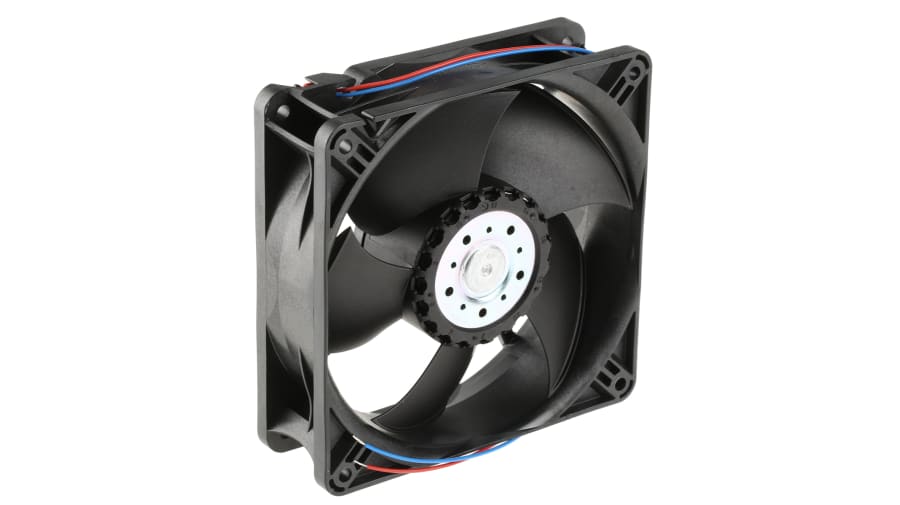 ebm-papst 4400 Series Axial Fan, 12 V dc, DC Operation, 184m³/h, 3.8W, 119 x 119 x 38mm – Model: 4412M