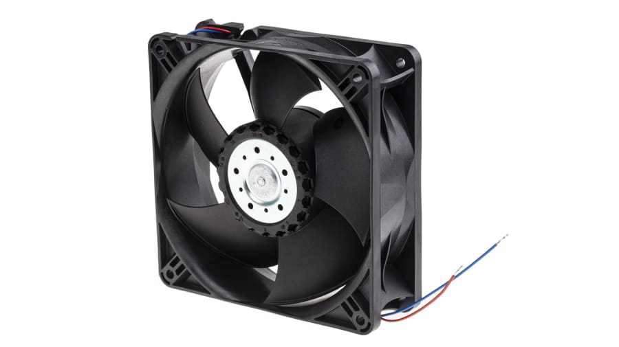 ebm-papst 4400 Series Axial Fan, 24 V dc, DC Operation, 100m³/h, 1W, 119 x 119 x 38mm – Model: 4414L3