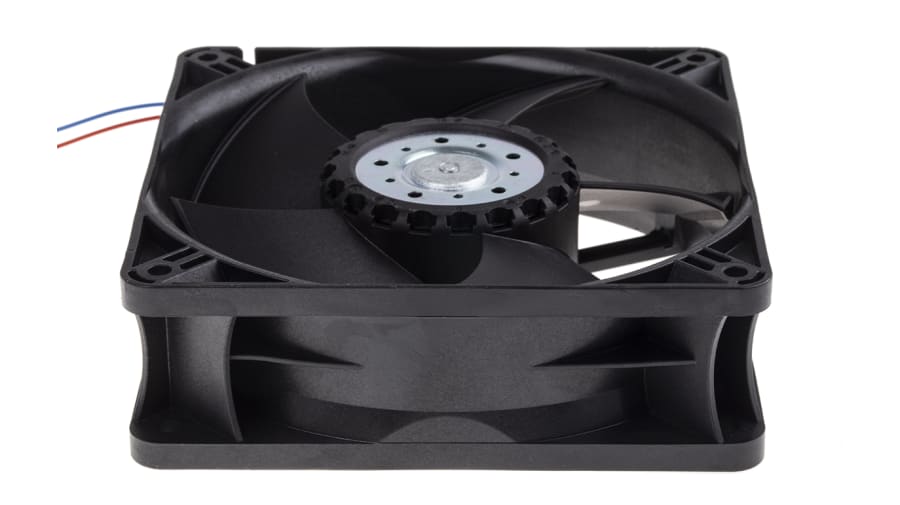 ebm-papst 4400 Series Axial Fan, 24 V dc, DC Operation, 100m³/h, 1W, 119 x 119 x 38mm – Model: 4414L3