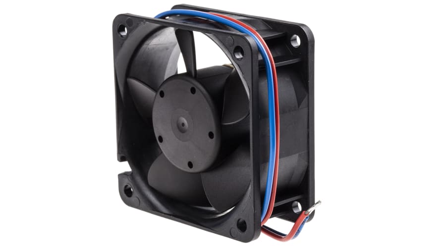ebm-papst 600 N Series Axial Fan, 12 V dc, DC Operation, 21m³/h, 600mW, 60 x 60 x 25mm – Model: 612NGLE