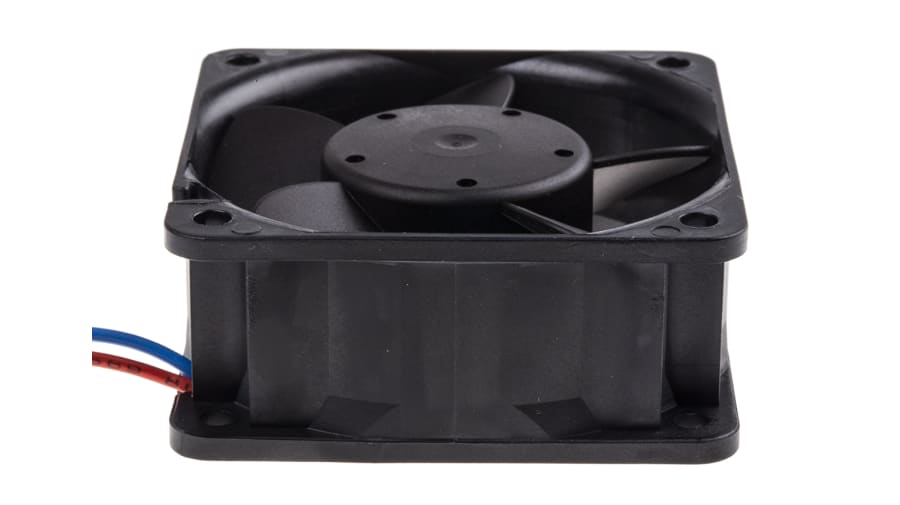 ebm-papst 600 N Series Axial Fan, 12 V dc, DC Operation, 21m³/h, 600mW, 60 x 60 x 25mm – Model: 612NGLE