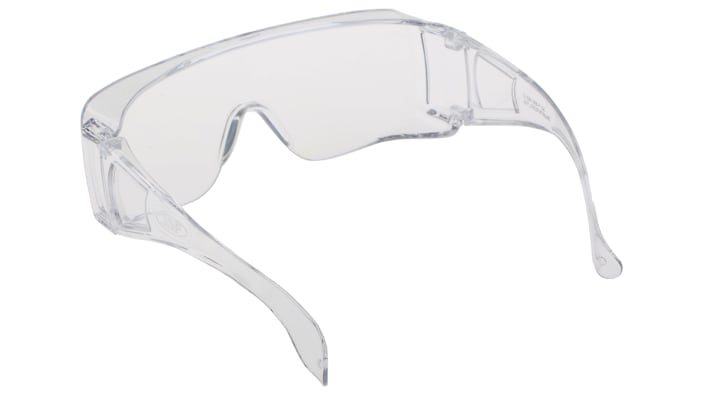 JSP Visitor UV Safety Glasses, Clear PC Lens