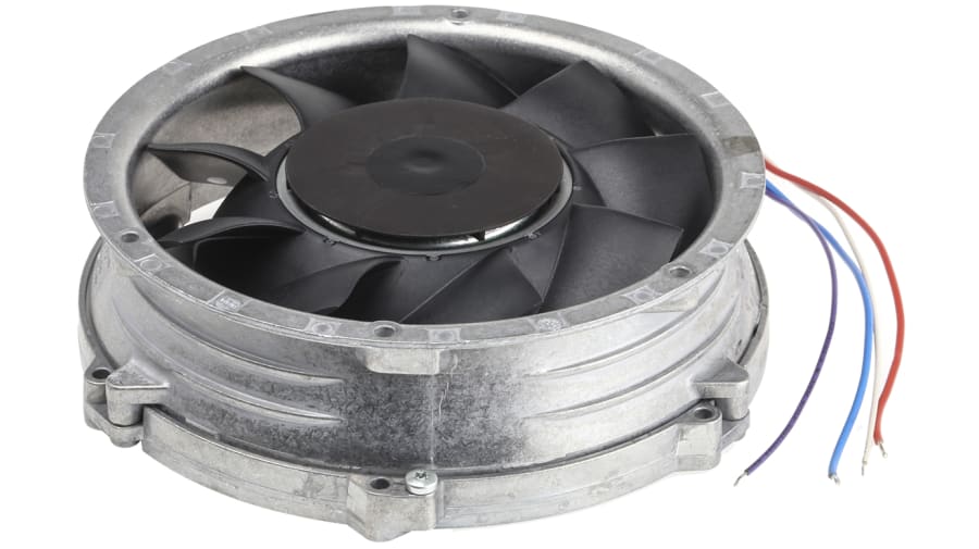 ebm-papst DV 6300 TD - S-Force Series Axial Fan, 48 V dc, DC Operation, 1050m³/h, 300W, 172 x 51mm – Model: DV6318/2TDH4P