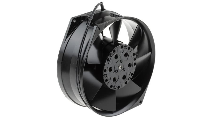ebm-papst W2S130 Series Axial Fan, 115 V ac, AC Operation, 320m³/h, 38W, 560mA Max, 150 x 55mm – Model: W2S130-AA25-01