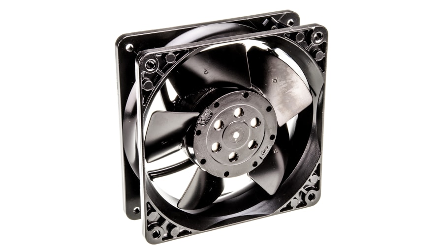 ebm-papst 4000 N Series Axial Fan, 230 V ac, AC Operation, 80m³/h, 11W, 119 x 119 x 38mm – Model: 4890N