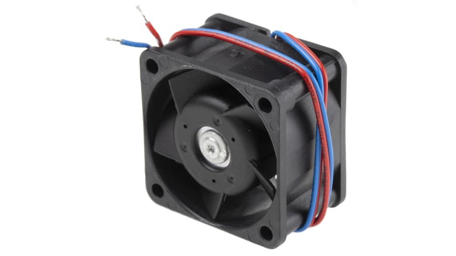 ebm-papst 400 Series Axial Fan, 12 V dc, DC Operation, 24m³/h, 3.3W, IP54, 40 x 40 x 25mm – Model: 412JHHU