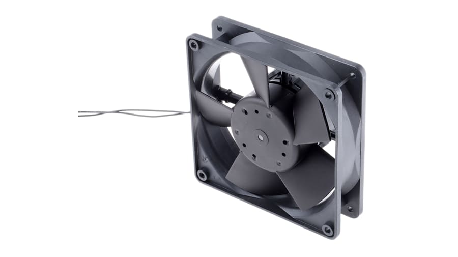 ebm-papst AC 4300 Series Axial Fan, 85 → 265 V ac, AC Operation, 204m³/h, 12W, IP65, 119 x 119 x 32mm – Model: AC4300HU