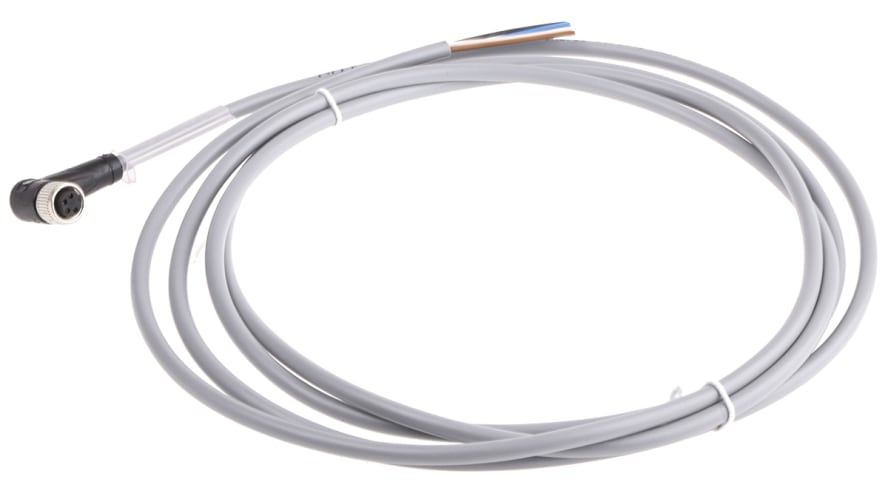 V31-WM-2M-PVC, Pepperl + Fuchs Right Angle Female 4 way M8 to Unterminated Sensor Actuator Cable, 2m – Model: V31-WM-2M-PVC