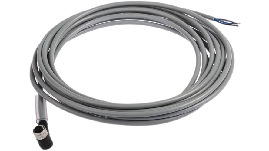 V31-WM-5M-PVC, Pepperl + Fuchs Right Angle Female 4 way M8 to Unterminated Sensor Actuator Cable, 5m – Model: V31-WM-5M-PVC