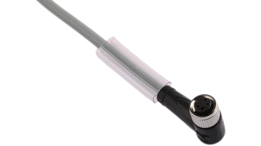 V31-WM-5M-PVC, Pepperl + Fuchs Right Angle Female 4 way M8 to Unterminated Sensor Actuator Cable, 5m – Model: V31-WM-5M-PVC