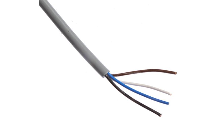V31-WM-5M-PVC, Pepperl + Fuchs Right Angle Female 4 way M8 to Unterminated Sensor Actuator Cable, 5m – Model: V31-WM-5M-PVC