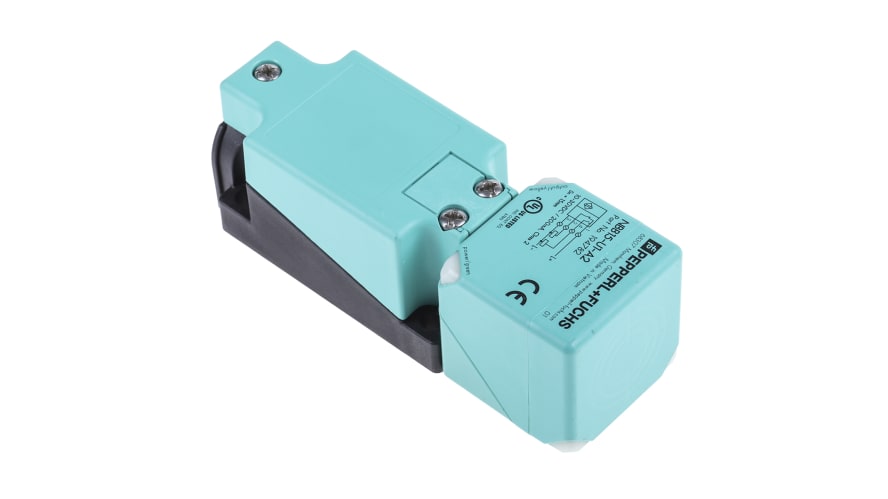 NBB15-U1-A2, Pepperl + Fuchs Inductive Block-Style Proximity Sensor, 15 mm Detection, PNP Output, 10 → 30 V dc, IP68, IP69K – Model: NBB15-U