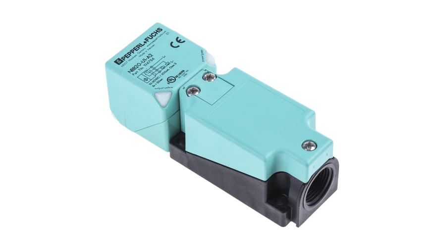 NBB20-U1-A2, Pepperl + Fuchs Inductive Block-Style Proximity Sensor, 20 mm Detection, PNP Output, 10 → 30 V dc, IP68, IP69K – Model: NBB20-U