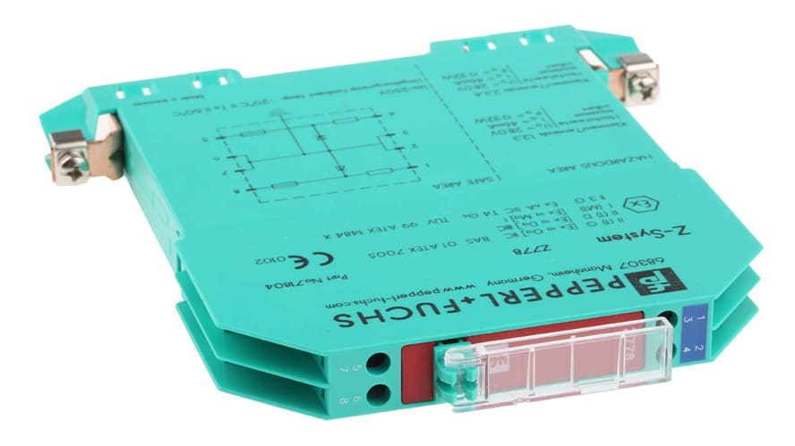 261550, Pepperl + Fuchs 2 Channel Zener Barrier, ATEX – Model: 261550