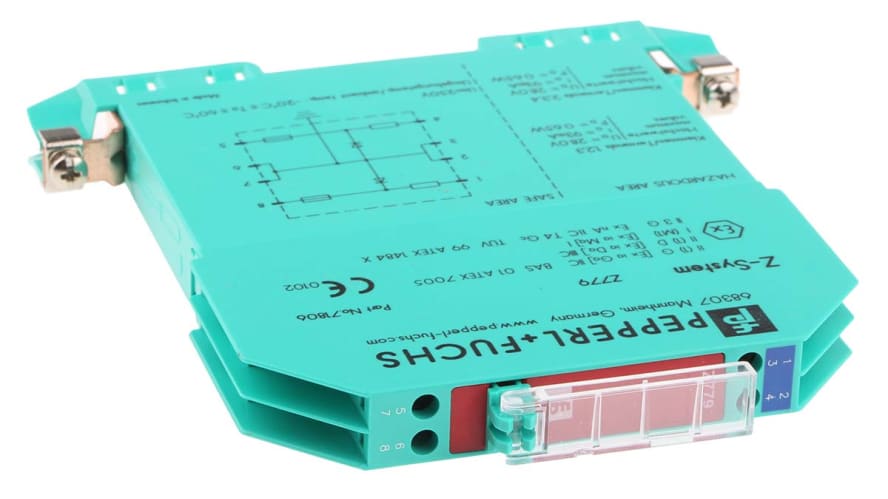 261546, Pepperl + Fuchs 2 Channel Zener Barrier, ATEX – Model: 261546