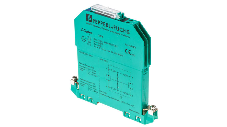 261549, Pepperl + Fuchs 2 Channel Zener Barrier, ATEX – Model: 261549