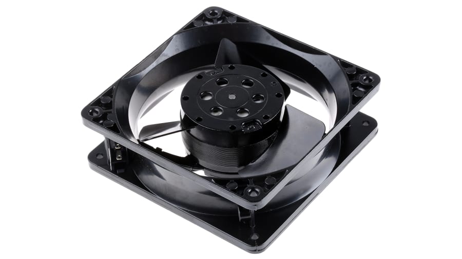 ebm-papst 4000 N Series Axial Fan Kit, 230 V ac, AC Operation, 100m³/h, 10W, 119 x 119 x 38mm – Model: 4850N-KR1