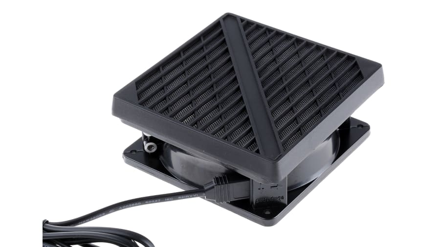 ebm-papst 4000 N Series Axial Fan Kit, 230 V ac, AC Operation, 100m³/h, 10W, 119 x 119 x 38mm – Model: 4850N-KR1
