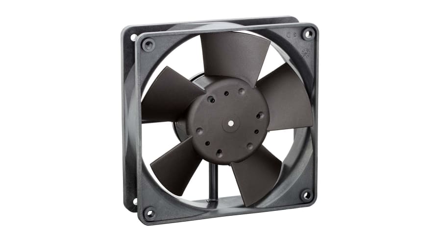 ebm-papst 4300 Series Axial Fan, 24 V dc, DC Operation, 170m³/h, 4.8W, IP20, 119 x 119 x 32mm – Model: 4314T
