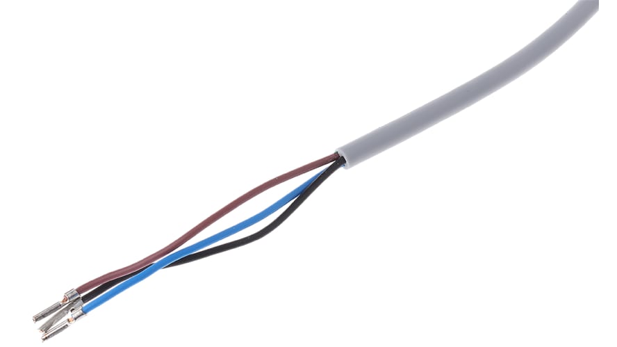 NBN4-12GM50-E0, Pepperl + Fuchs Inductive Barrel-Style Proximity Sensor, M12 x 1, 4 mm Detection, NPN Output, 5 → 36 V dc, IP68 – Model: NBN