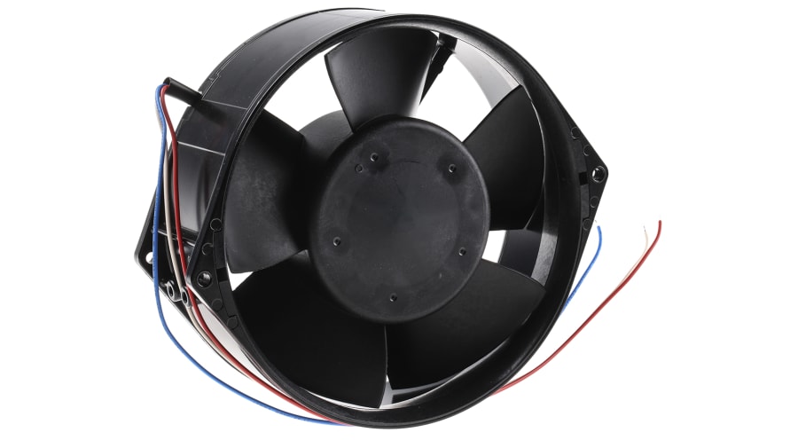 ebm-papst 7200 N Series Axial Fan, 24 V dc, DC Operation, 360m³/h, 12W, 150 x 55mm – Model: 7214N/19