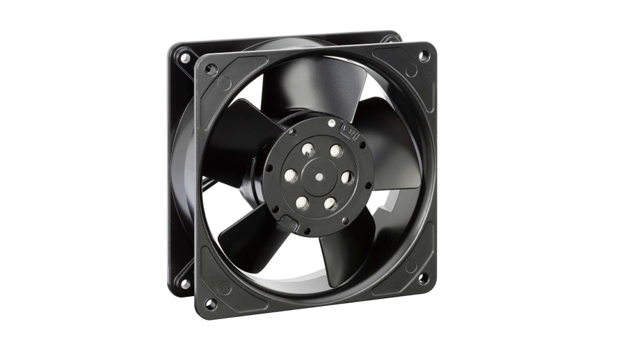 ebm-papst 4000 Z Series Axial Fan, 230 V ac, AC Operation, 115m³/h, 13W, IP20, 119 x 119 x 38mm – Model: 4580Z