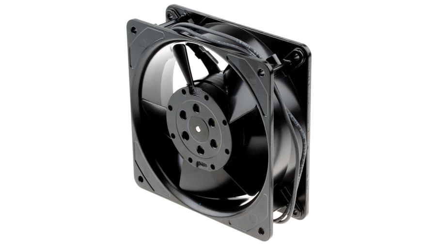 ebm-papst 4000 Z Series Axial Fan, 230 V ac, AC Operation, 98m³/h, 13W, 119 x 119 x 38mm – Model: 4850ZW