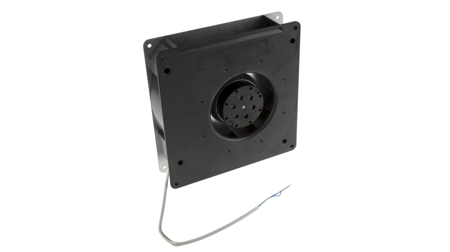 ebm-papst RG 125 N Series Centrifugal Fan, 230 V ac, 86m³/h, AC Operation, 180 x 180 x 40mm – Model: RG125-19/56