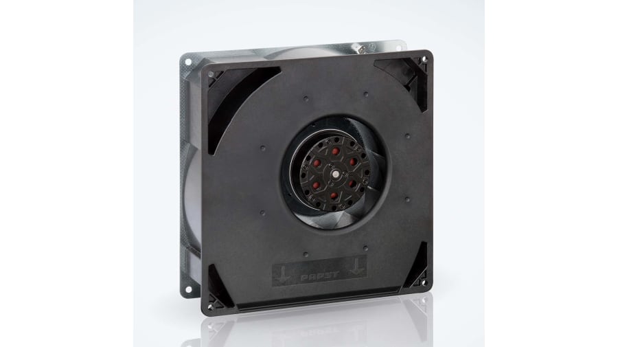 ebm-papst RG 160 N Series Centrifugal Fan, 230 V ac, 202m³/h, AC Operation, 220 x 220 x 56mm – Model: RG160-28/56S