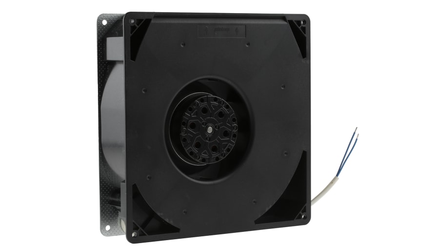 ebm-papst RG 160 N Series Centrifugal Fan, 230 V ac, 202m³/h, AC Operation, 220 x 220 x 56mm – Model: RG160-28/56S