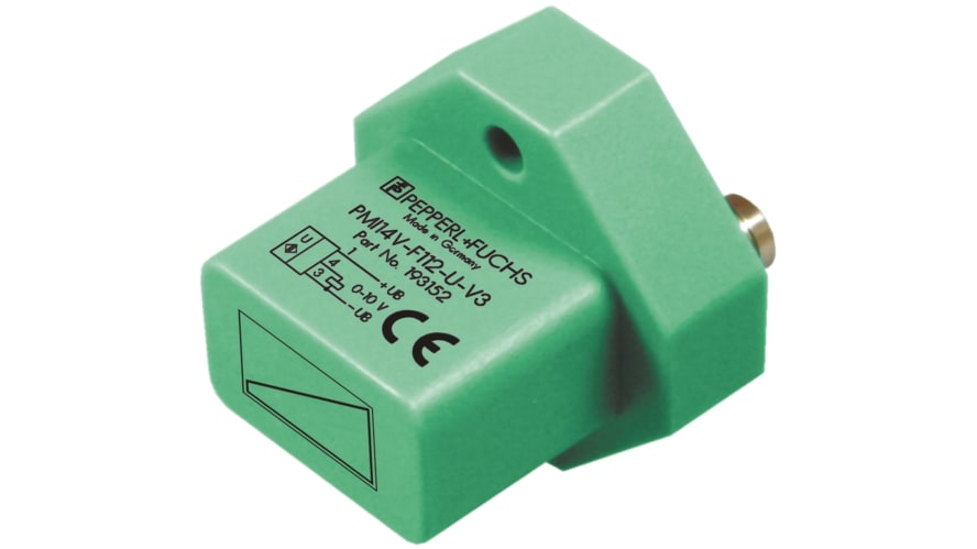 PMI14V-F112-U-V3, Pepperl + Fuchs Inductive Block-Style Proximity Sensor, 2.5 mm Detection, Analogue Output, 18 → 30 V dc, IP67 – Model: PMI
