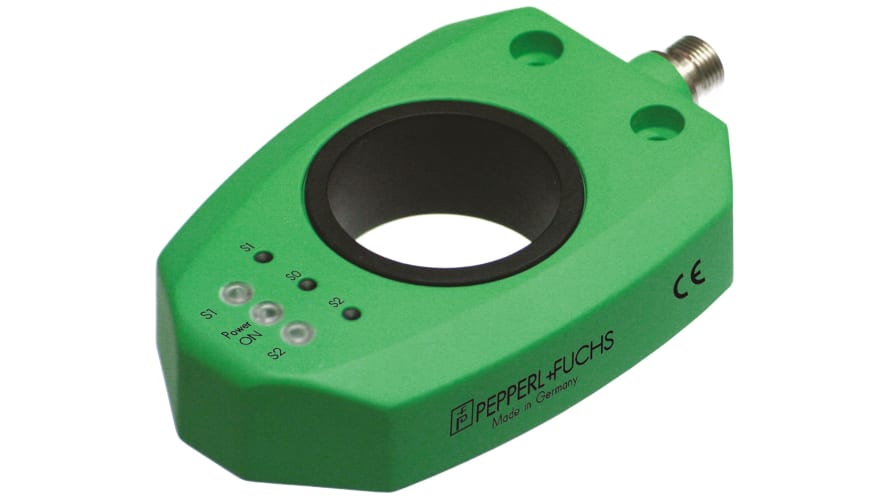 PMI360D-F130-IE8-V15, Pepperl + Fuchs Inductive Ring-Style Proximity Sensor, 30 mm Detection, Analogue, PNP Output, 18 → 30 V dc, IP67 – Mod