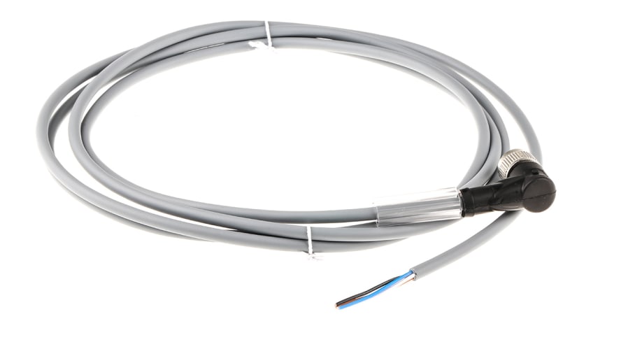 V1-W-2M-PUR, Pepperl + Fuchs Right Angle Female 4 way M12 to Unterminated Sensor Actuator Cable, 2m – Model: V1-W-2M-PUR