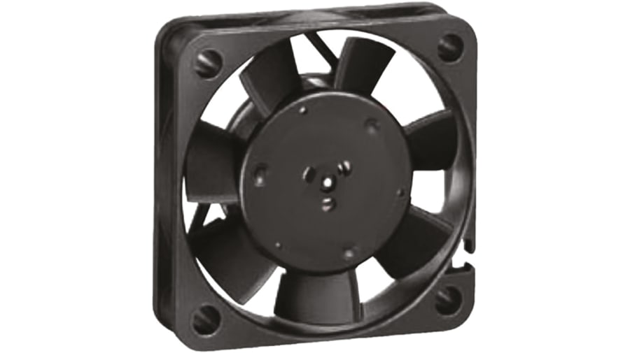 ebm-papst 400 F Series Axial Fan, 12 V dc, DC Operation, 10m³/h, 800mW, 40 x 40 x 10mm – Model: 412F/2H-136