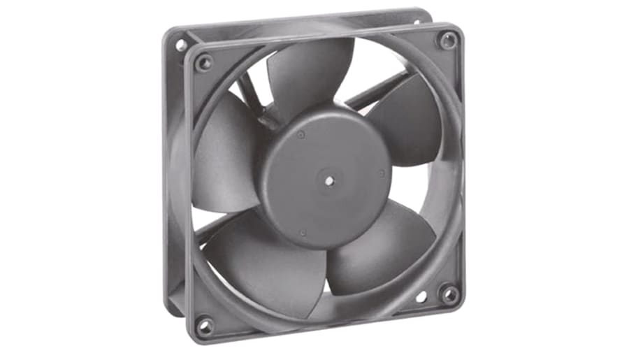 ebm-papst 400 Series Axial Fan, 24 V dc, DC Operation, 13.5m³/h, 1.7W, 40 x 40 x 20mm – Model: 414/2H