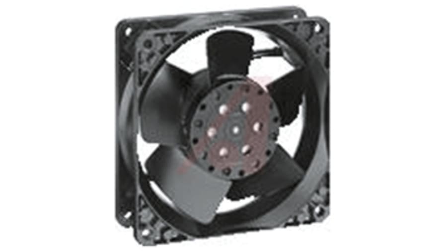ebm-papst 4000 N Series Axial Fan, 230 V ac, AC Operation, 123m³/h, 18W, 119 x 119 x 38mm – Model: 4580N