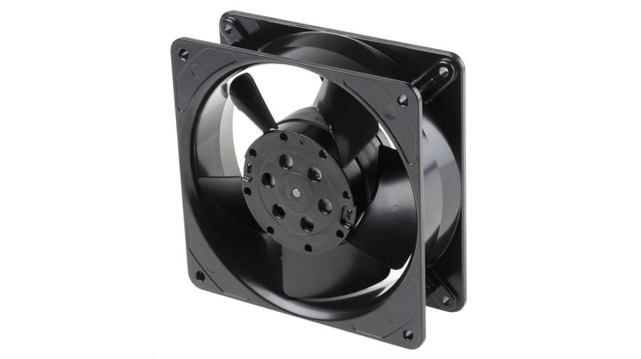 ebm-papst 4000 Z Series Axial Fan, 115 V ac, AC Operation, 180m³/h, 18W, 119 x 119 x 38mm – Model: 4600Z