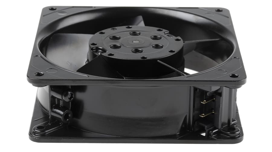 ebm-papst 4000 Z Series Axial Fan, 115 V ac, AC Operation, 180m³/h, 18W, 119 x 119 x 38mm – Model: 4600Z