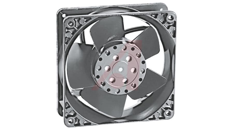 ebm-papst 4000 Z Series Axial Fan, 115 V ac, AC Operation, 180m³/h, 18W, 119 x 119 x 38mm – Model: 4606ZH