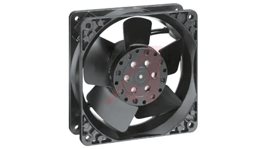 ebm-papst 4000 Series Axial Fan, 115 V ac, AC Operation, 180m³/h, 18W, 119 x 119 x 38mm – Model: 4606X