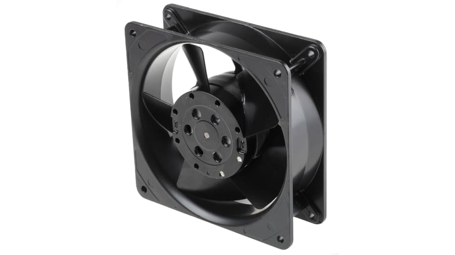 ebm-papst 4000 Z Series Axial Fan, 115 V ac, AC Operation, 180m³/h, 18W, 119 x 119 x 38mm – Model: 4606Z