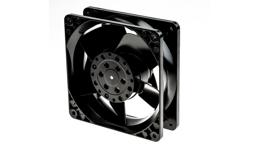 ebm-papst 4000 Series Axial Fan, 230 V ac, AC Operation, 160m³/h, 19W, IP20, 119 x 119 x 38mm – Model: 4650X