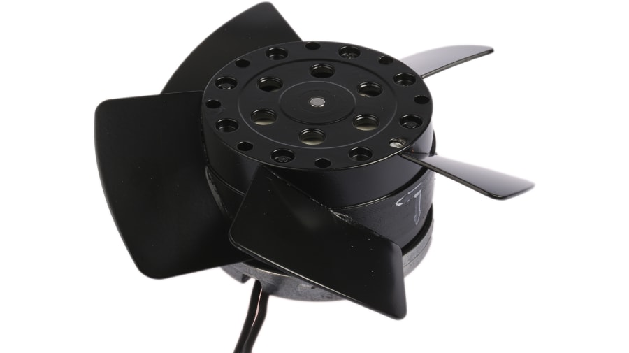 ebm-papst 4000 Series Axial Fan, 230 V ac, AC Operation, 160m³/h, 19W, IP20, 119 x 119 x 38mm – Model: 4656EZ