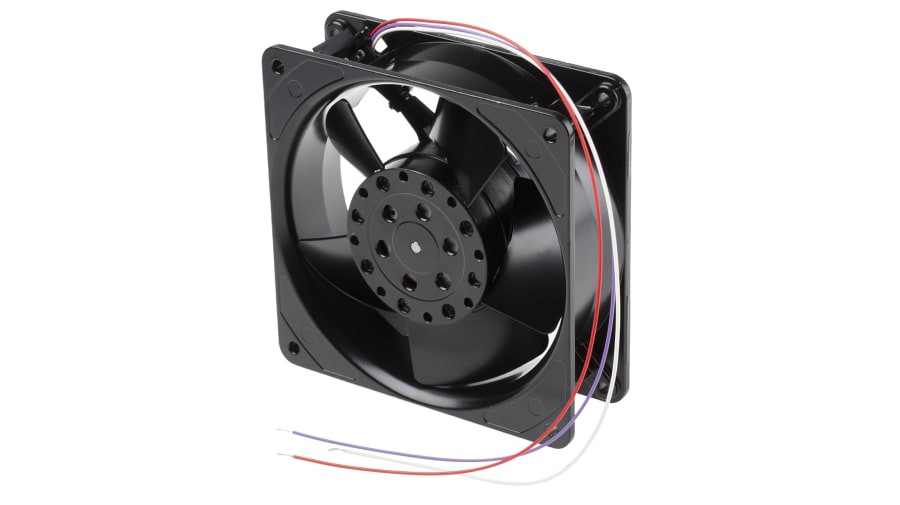 ebm-papst 4000 Z Series Axial Fan, 230 V ac, AC Operation, 160m³/h, 19W, 119 x 119 x 38mm – Model: 4656ZH