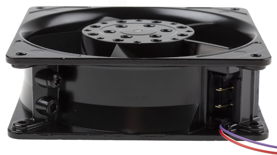 ebm-papst 4000 Z Series Axial Fan, 230 V ac, AC Operation, 160m³/h, 19W, 119 x 119 x 38mm – Model: 4656ZH