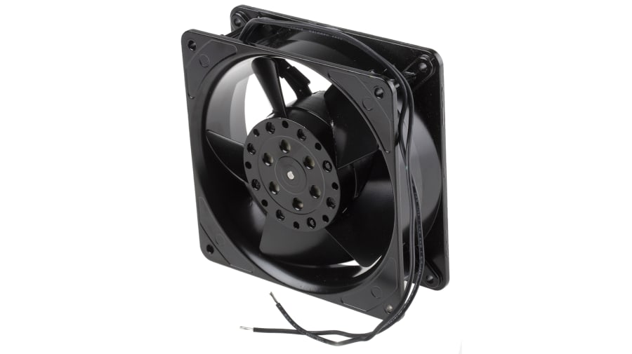 ebm-papst 4000 Z Series Axial Fan, 230 V ac, AC Operation, 160m³/h, 19W, 119 x 119 x 38mm – Model: 4656ZWU
