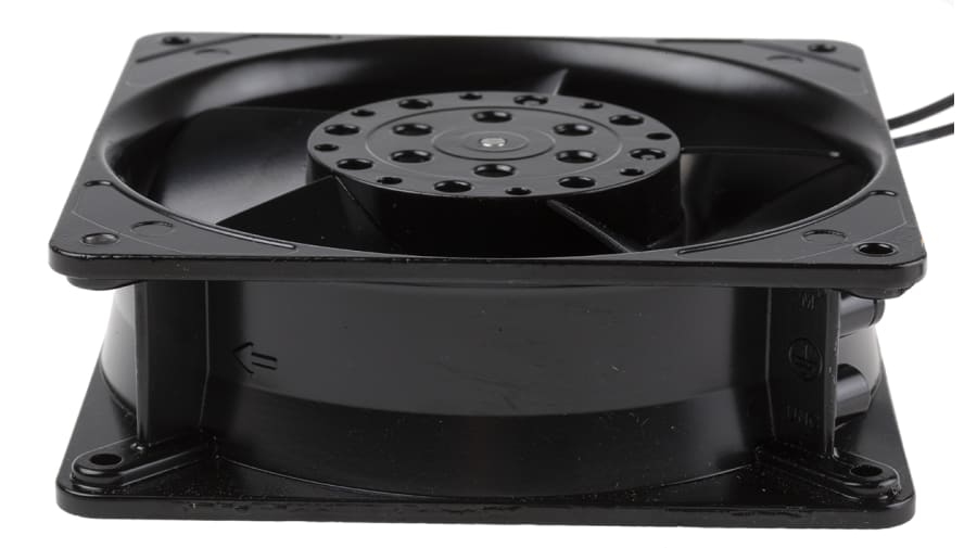 ebm-papst 4000 Z Series Axial Fan, 230 V ac, AC Operation, 160m³/h, 19W, 119 x 119 x 38mm – Model: 4656ZWU