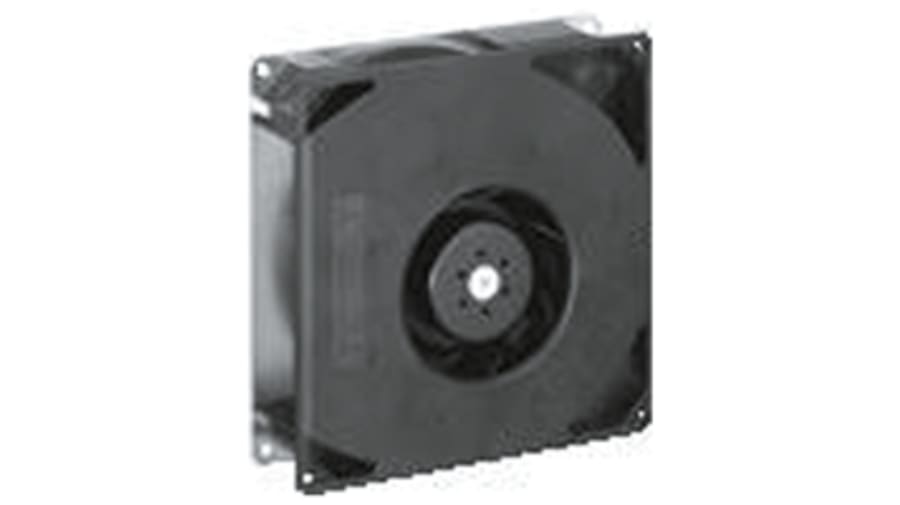 ebm-papst RG 160 N Series Centrifugal Fan, 48 V dc, 209m³/h, DC Operation, 220 x 220 x 56mm – Model: RG160-28/18N