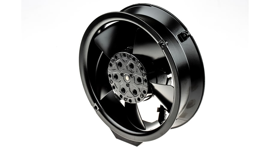 ebm-papst W2E142 Series Axial Fan, 230 V ac, AC Operation, 440m³/h, 26W, 172 x 51mm – Model: W2E143-AA09-01